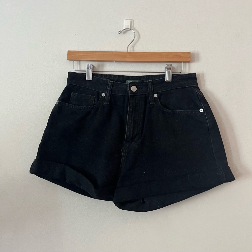 Black Denim jean shorts